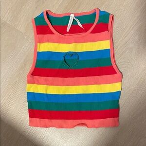 Dreamers Vibrant Striped women Tank Top